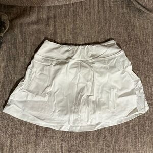 White Athletic Skort